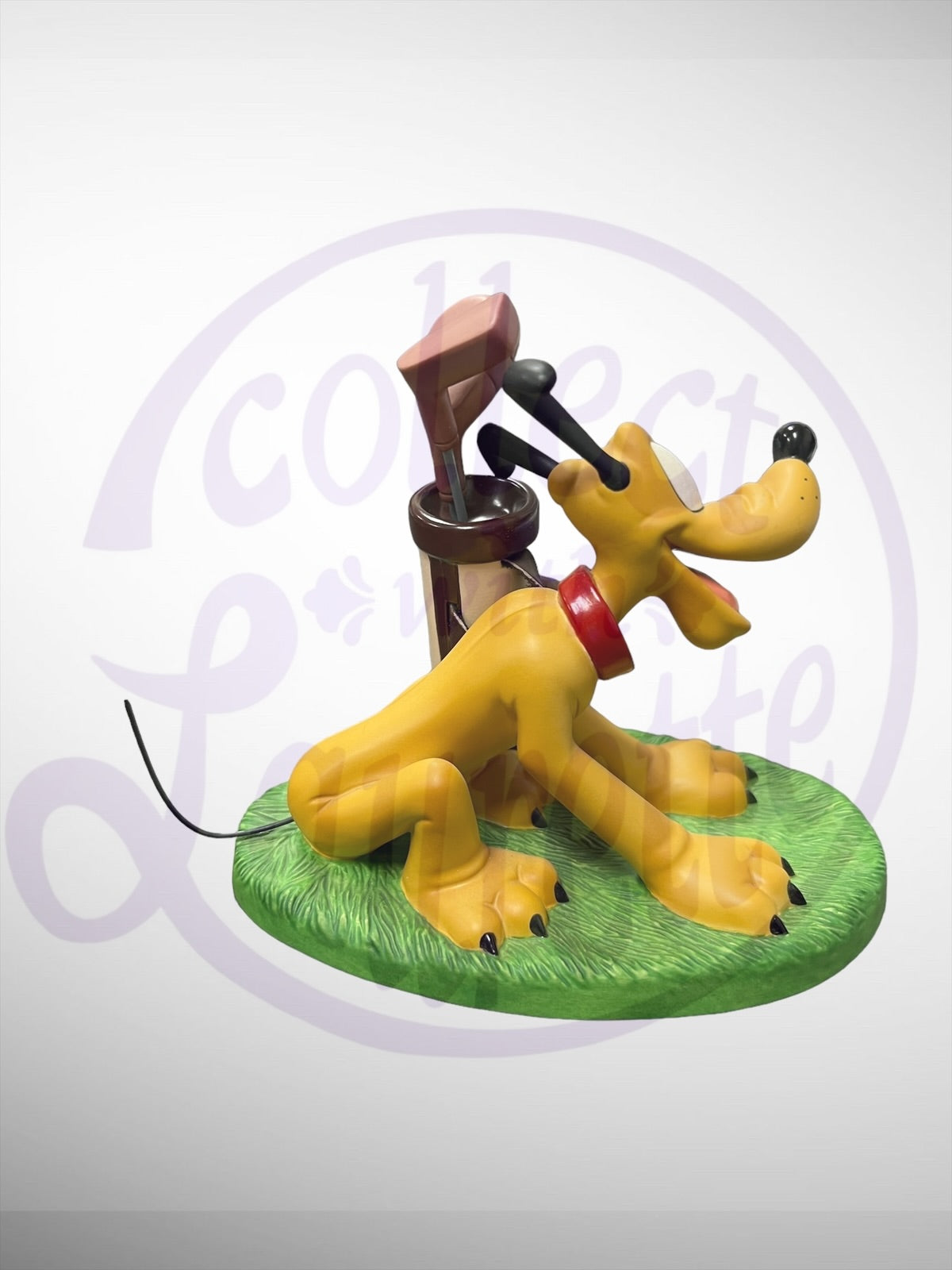 Walt Disney Classics Collection - WDCC A Golfer's Best Friend Pluto Canine Caddy Figurine (No Box)